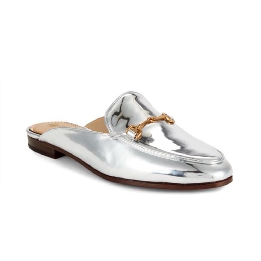 SAM EDELMAN “Linnie Bit Mule” in Metallic/Gold | Size 9